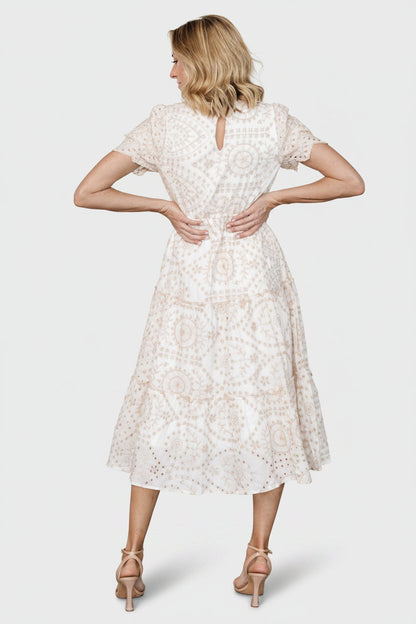 Baltic Born - Mirabel Eyelet Midi Dress