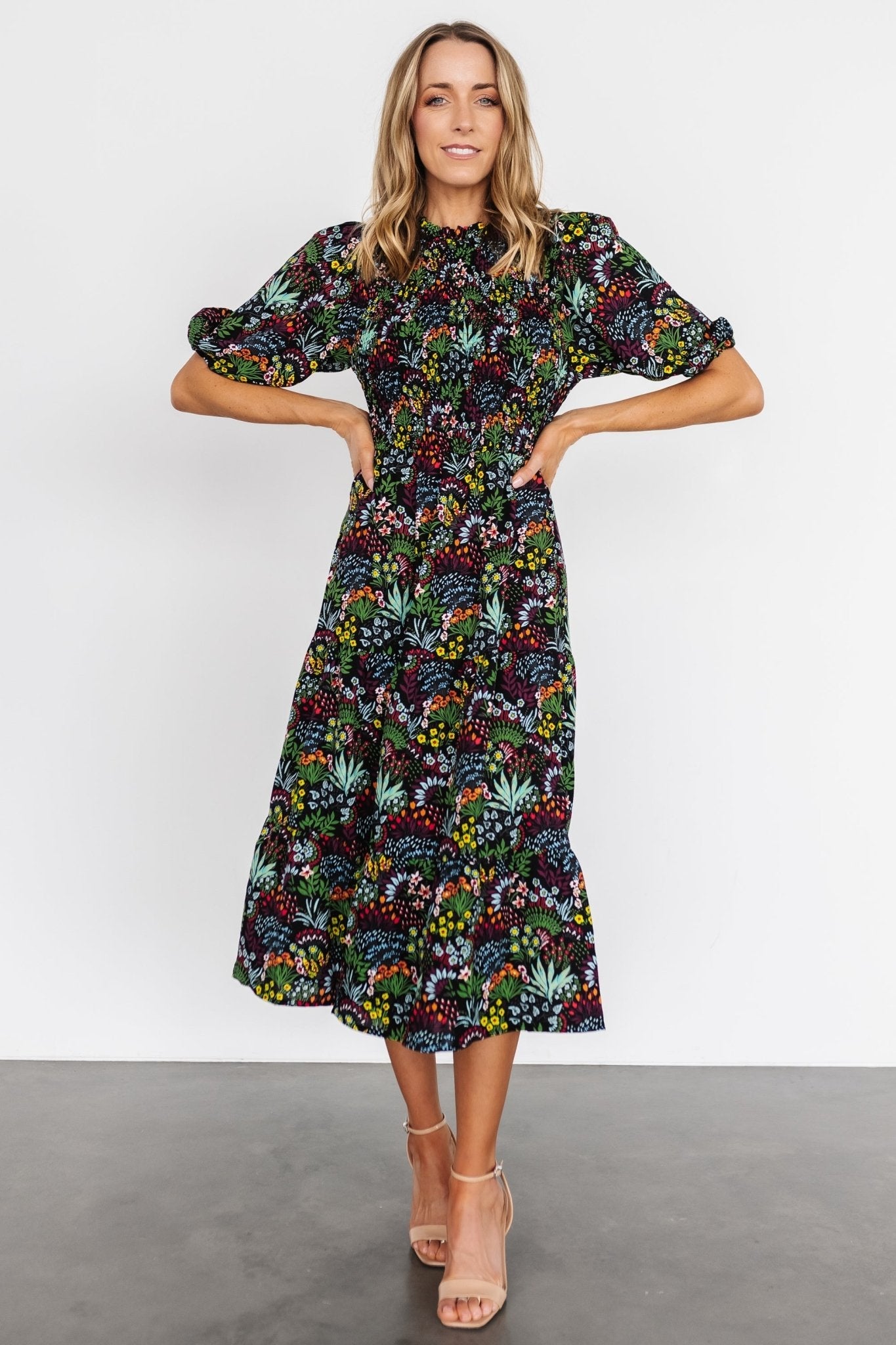 Baltic Born - Lena Tiered Midi Dress
