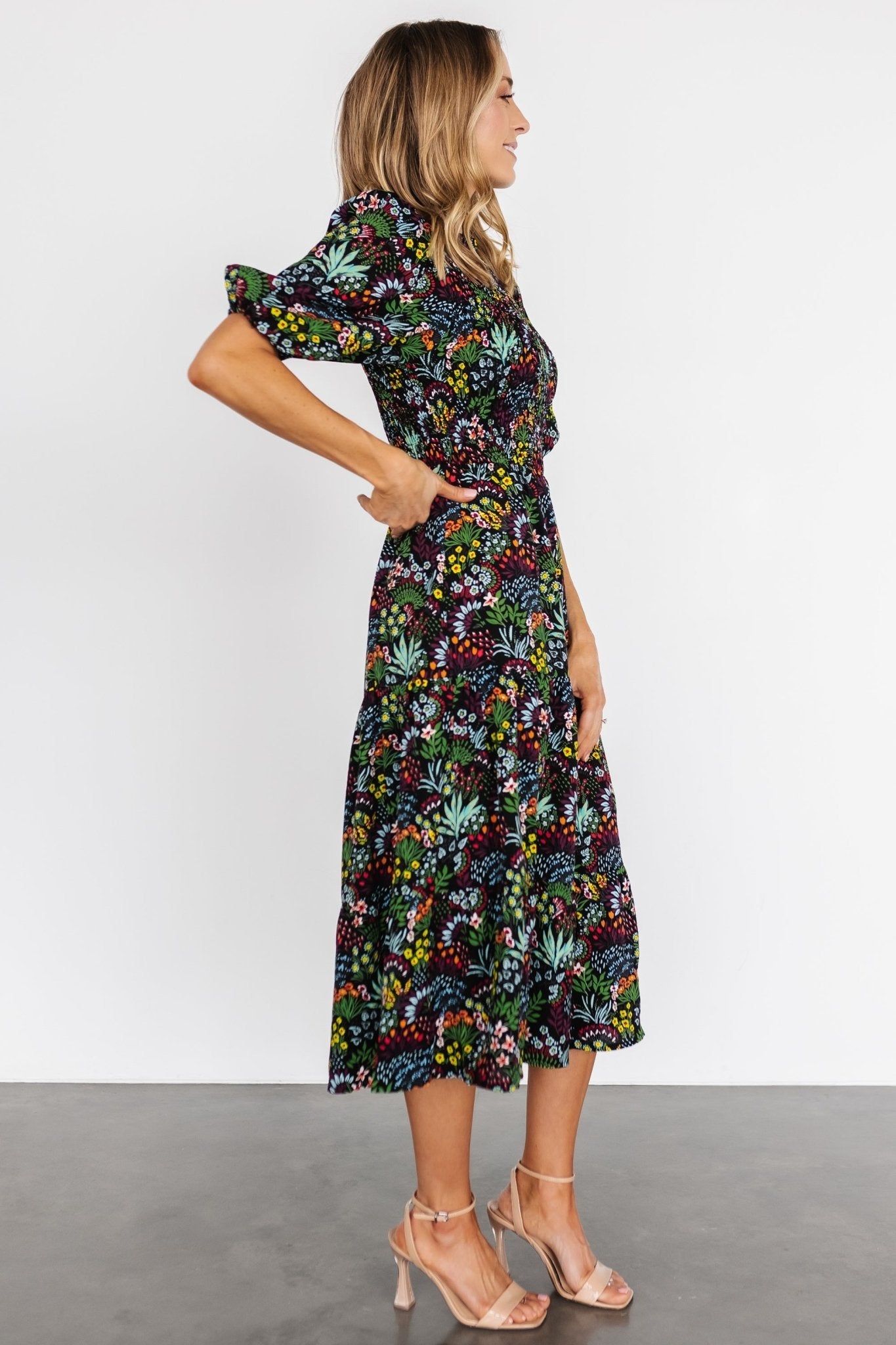 Baltic Born - Lena Tiered Midi Dress