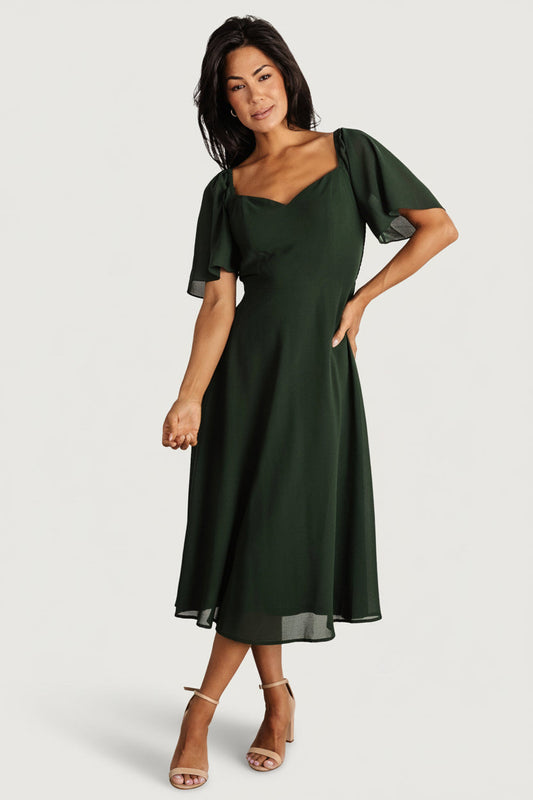 Baltic Born - Colette Sweetheart Midi Dress