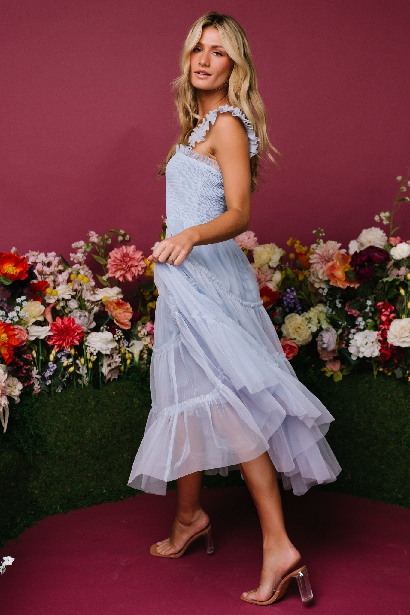 Baltic Born - Emma Smocked Tulle Dress