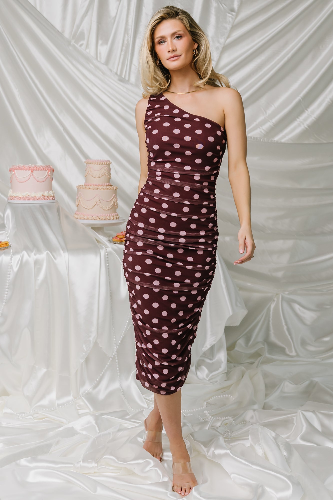 Baltic Born - Lolli One Shoulder Midi Dress