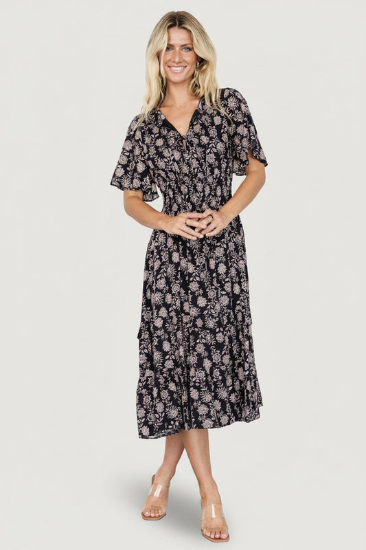 Baltic Born - Spell Boho Midi Dress