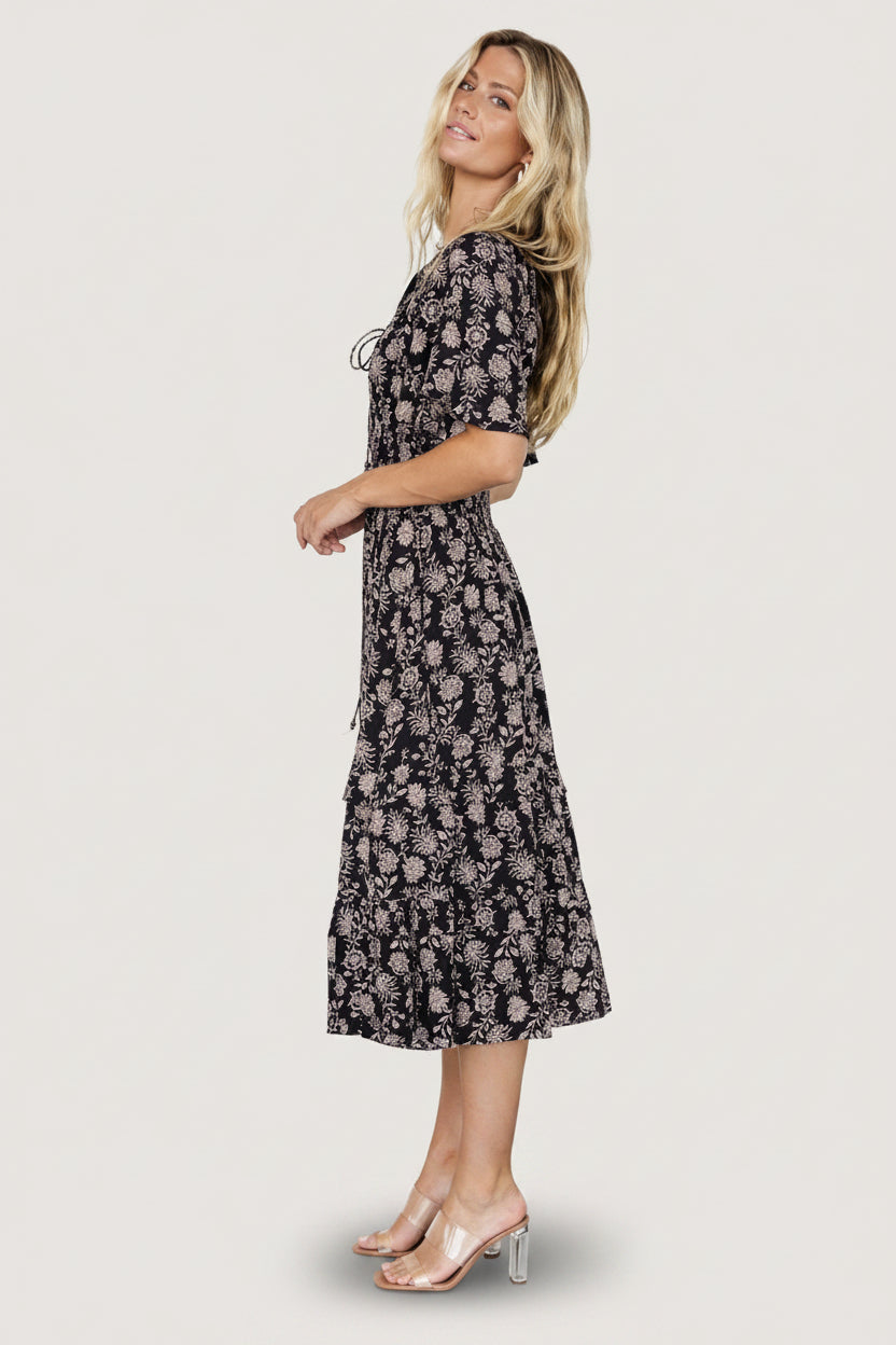 Baltic Born - Spell Boho Midi Dress