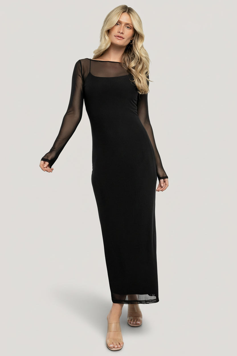 Baltic Born - Darya Mesh Midi Dress