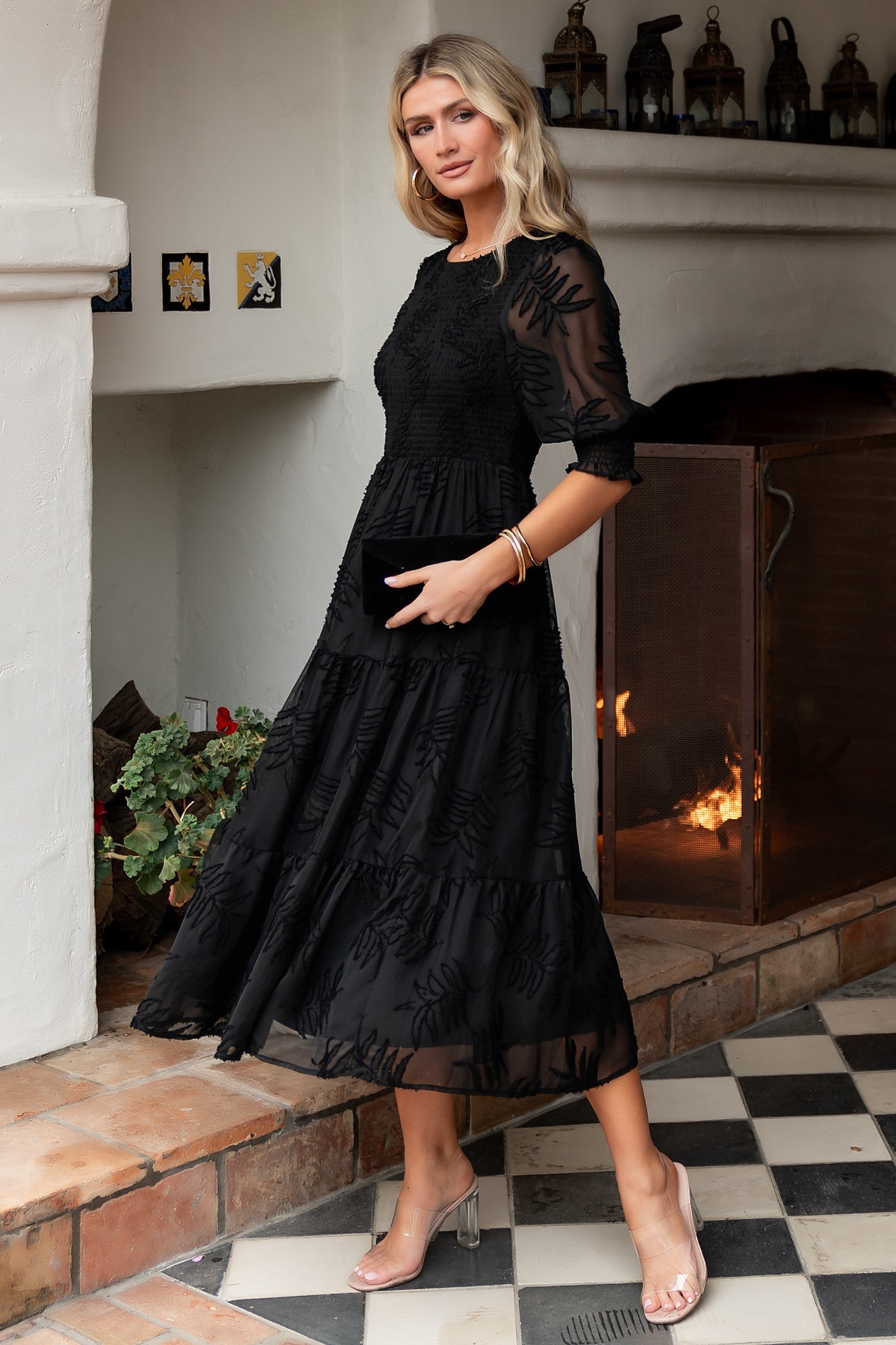 Baltic Born - Nellie Smocked Midi Dress