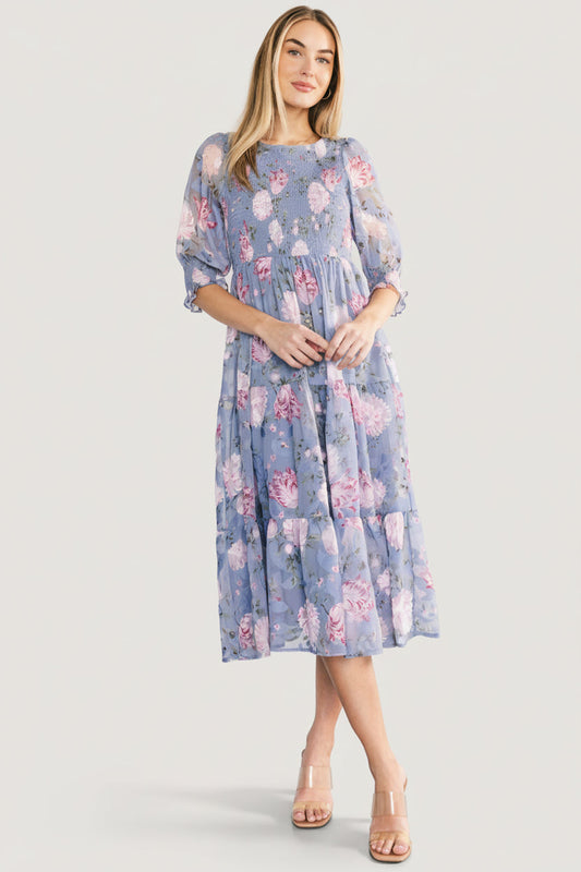 Baltic Born - Nellie Smocked Midi Dress