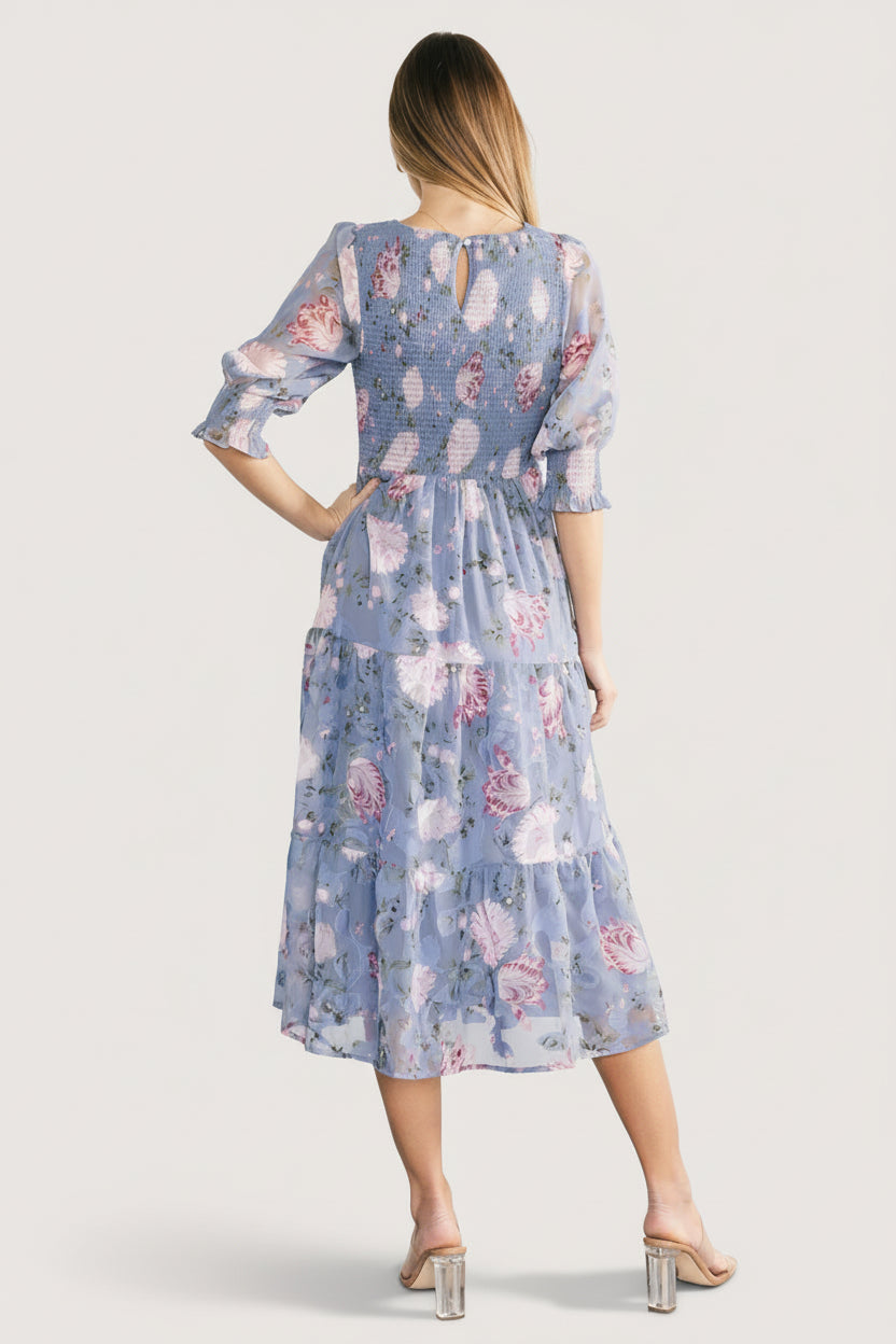 Baltic Born - Nellie Smocked Midi Dress