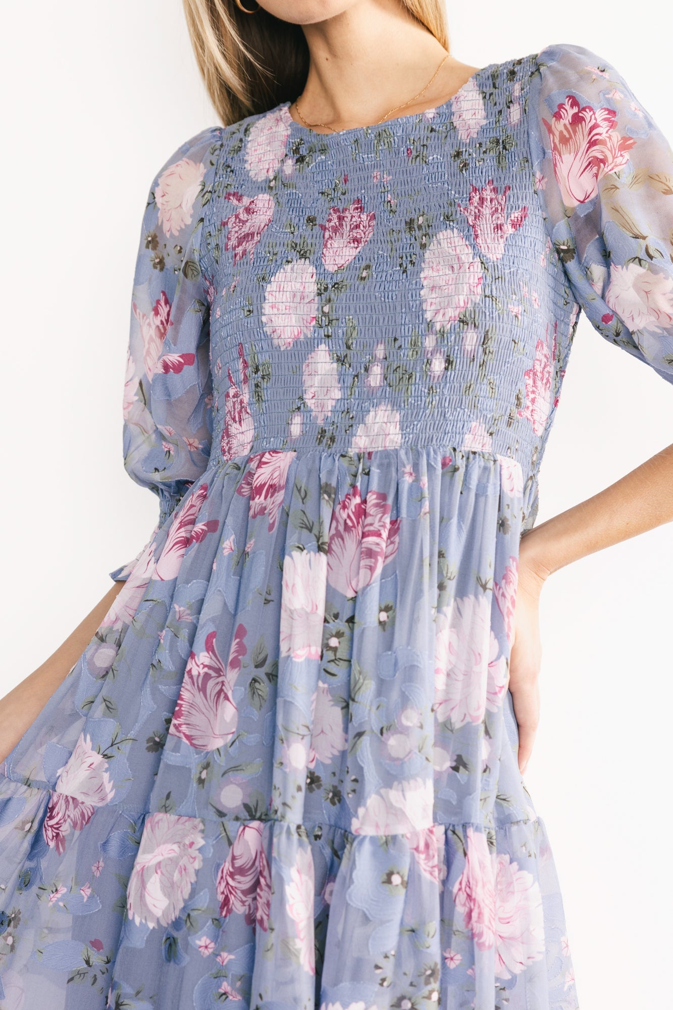 Baltic Born - Nellie Smocked Midi Dress