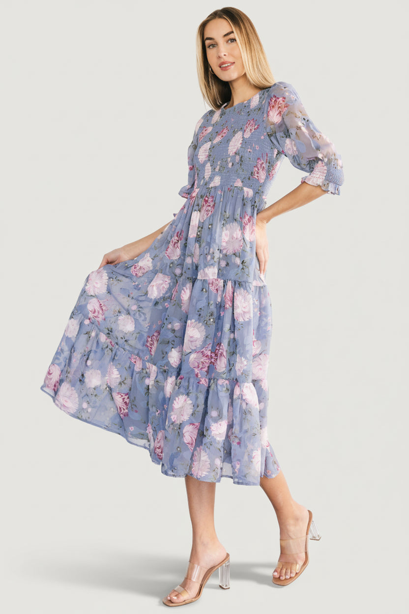 Baltic Born - Nellie Smocked Midi Dress