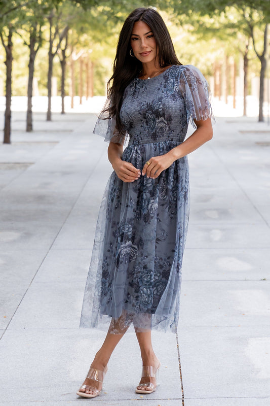Baltic Born - Josie Tulle Midi Dress