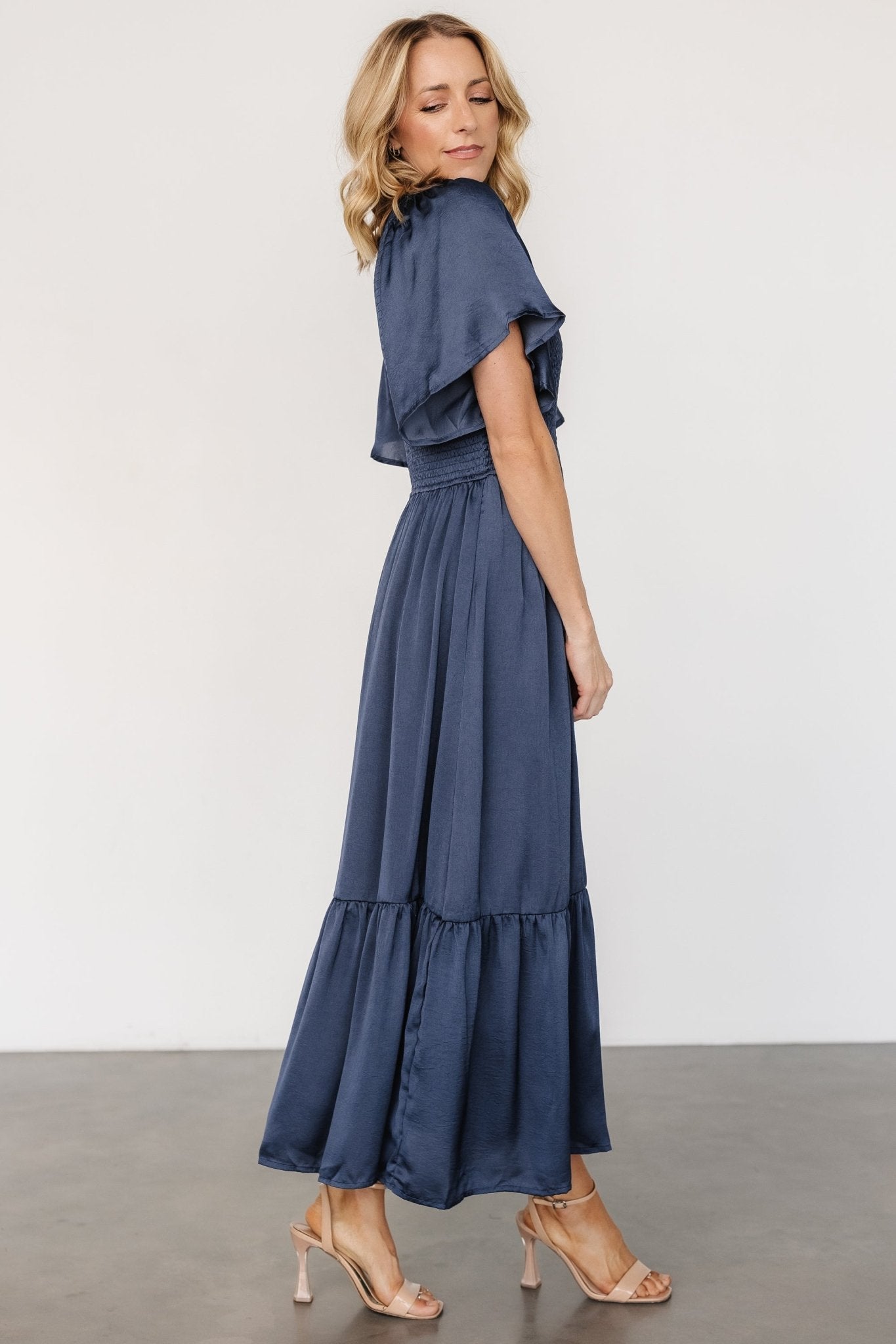 Baltic Born - Lovell Smocked Midi Dress