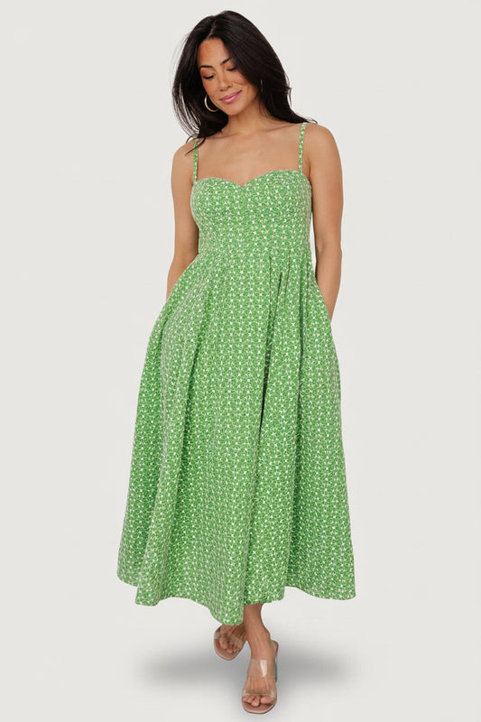 Baltic Born - Gracelyn Embroidered Sweetheart Dress