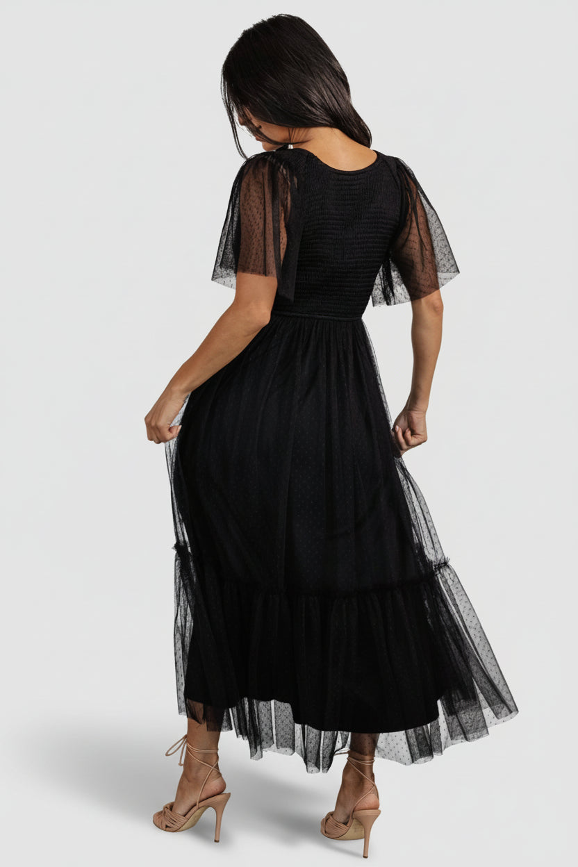 Baltic Born - Martha Smocked Tulle Dress
