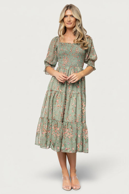 Baltic Born - Fabian Jacquard Midi Dress