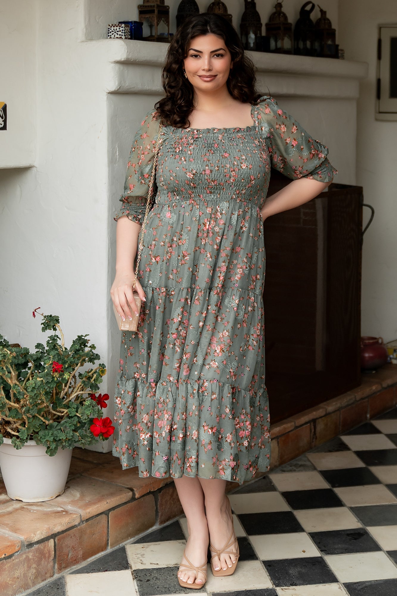 Baltic Born - Fabian Jacquard Midi Dress