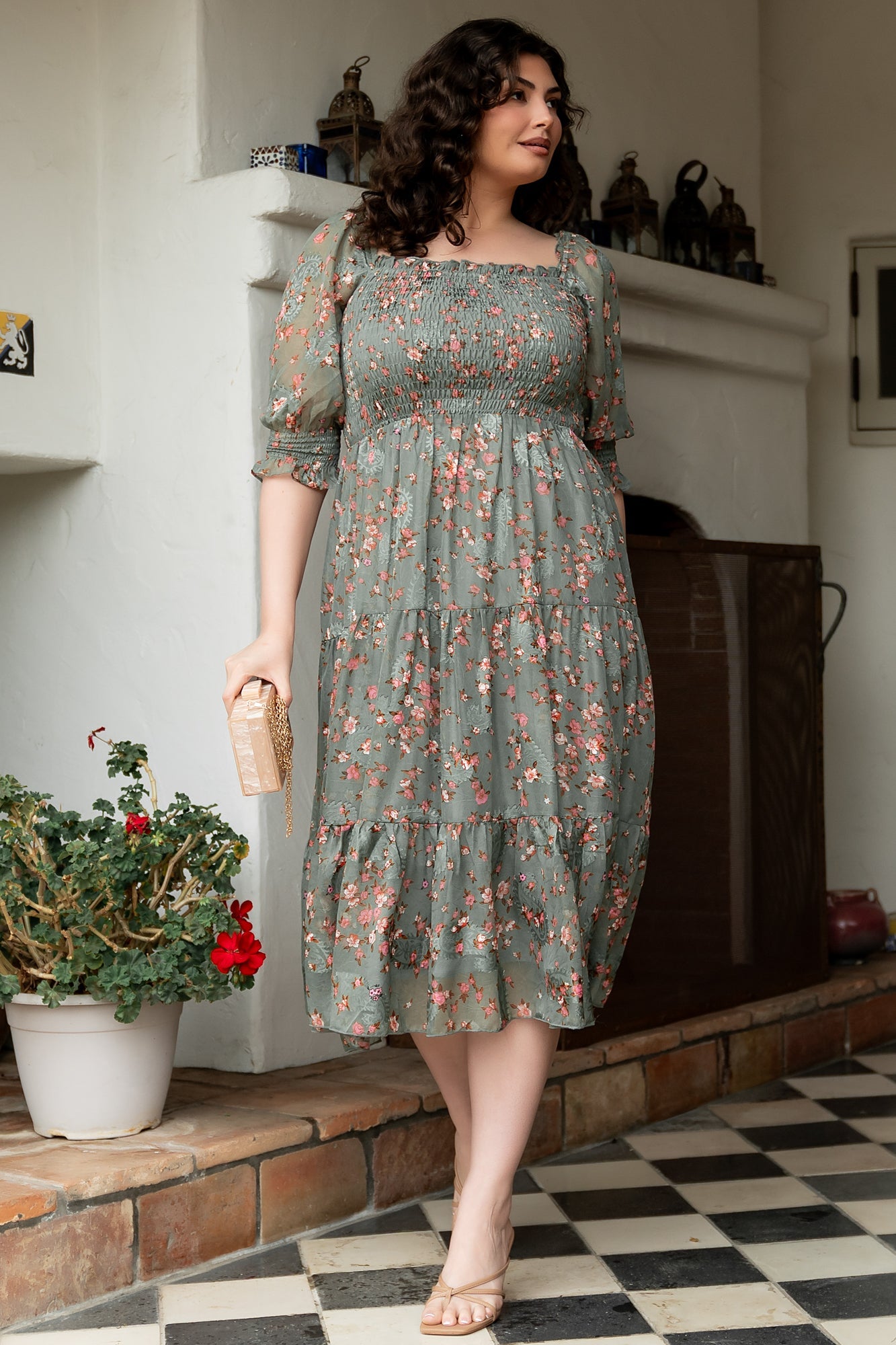 Baltic Born - Fabian Jacquard Midi Dress