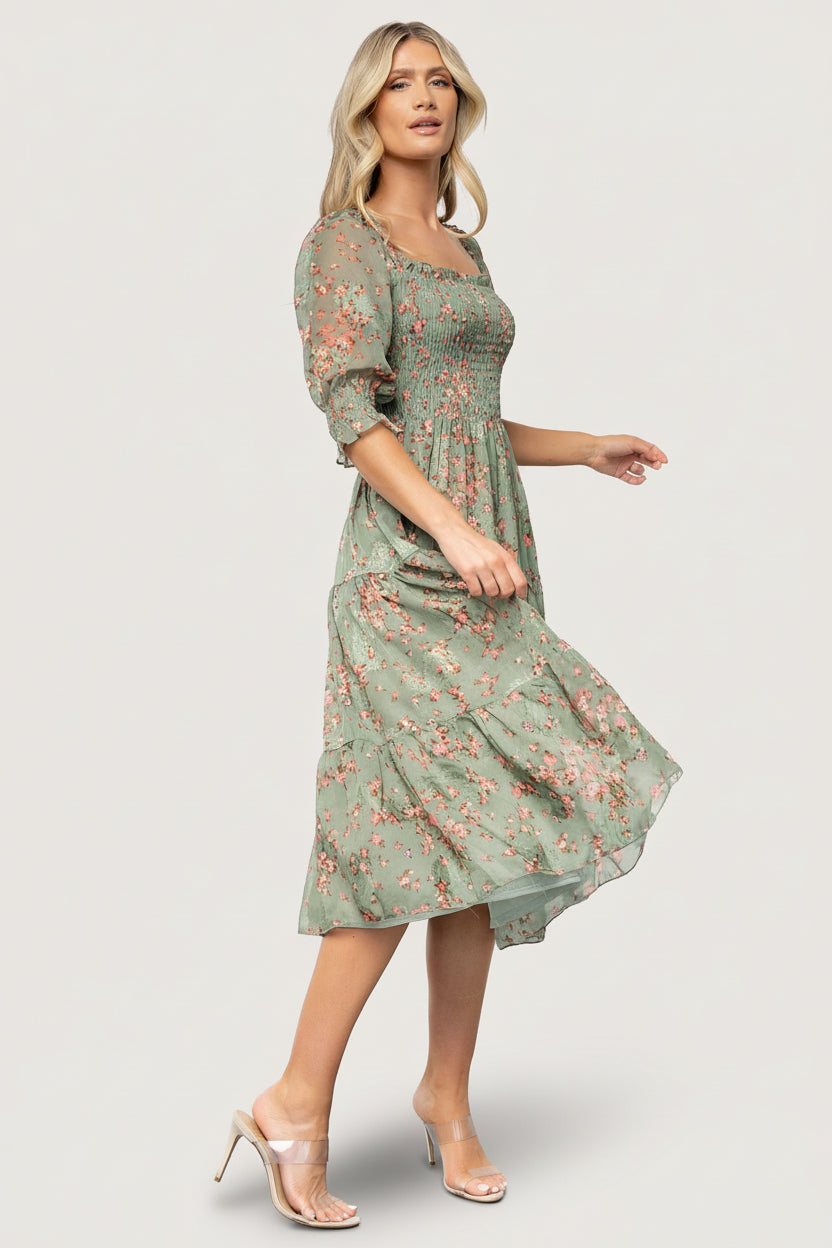 Baltic Born - Fabian Jacquard Midi Dress