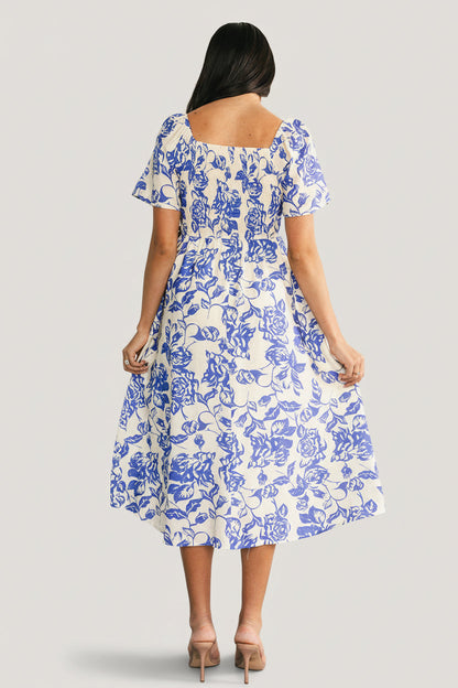 Baltic Born - Dolores Smocked Midi Dress