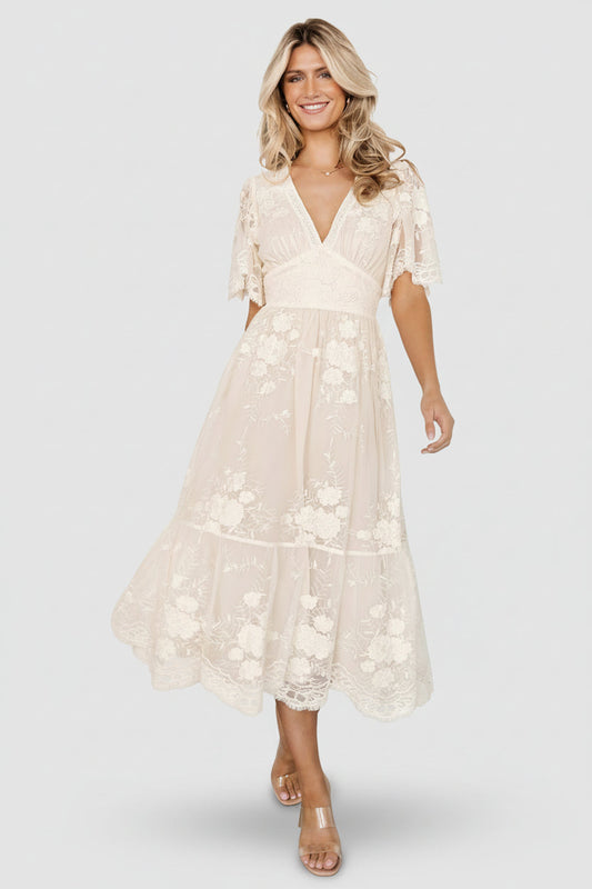 Baltic Born - Clarisa Lace Midi Dress