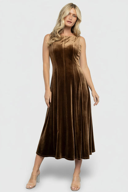 Baltic Born - Annika Velvet Midi Dress