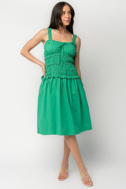 Baltic Born - Twiggy Smocked Midi Dress