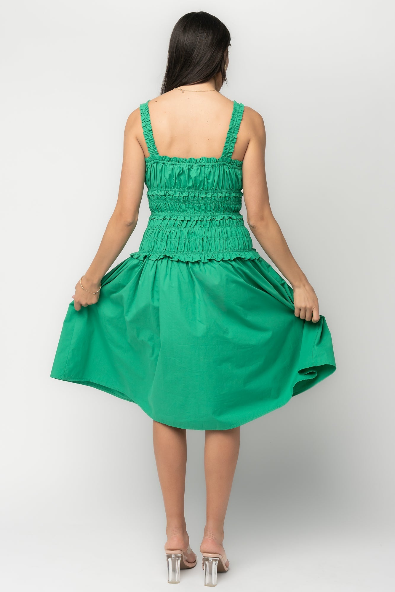 Baltic Born - Twiggy Smocked Midi Dress