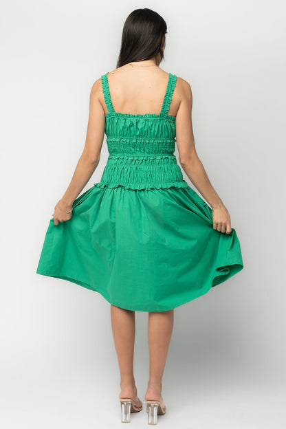 Baltic Born - Twiggy Smocked Midi Dress