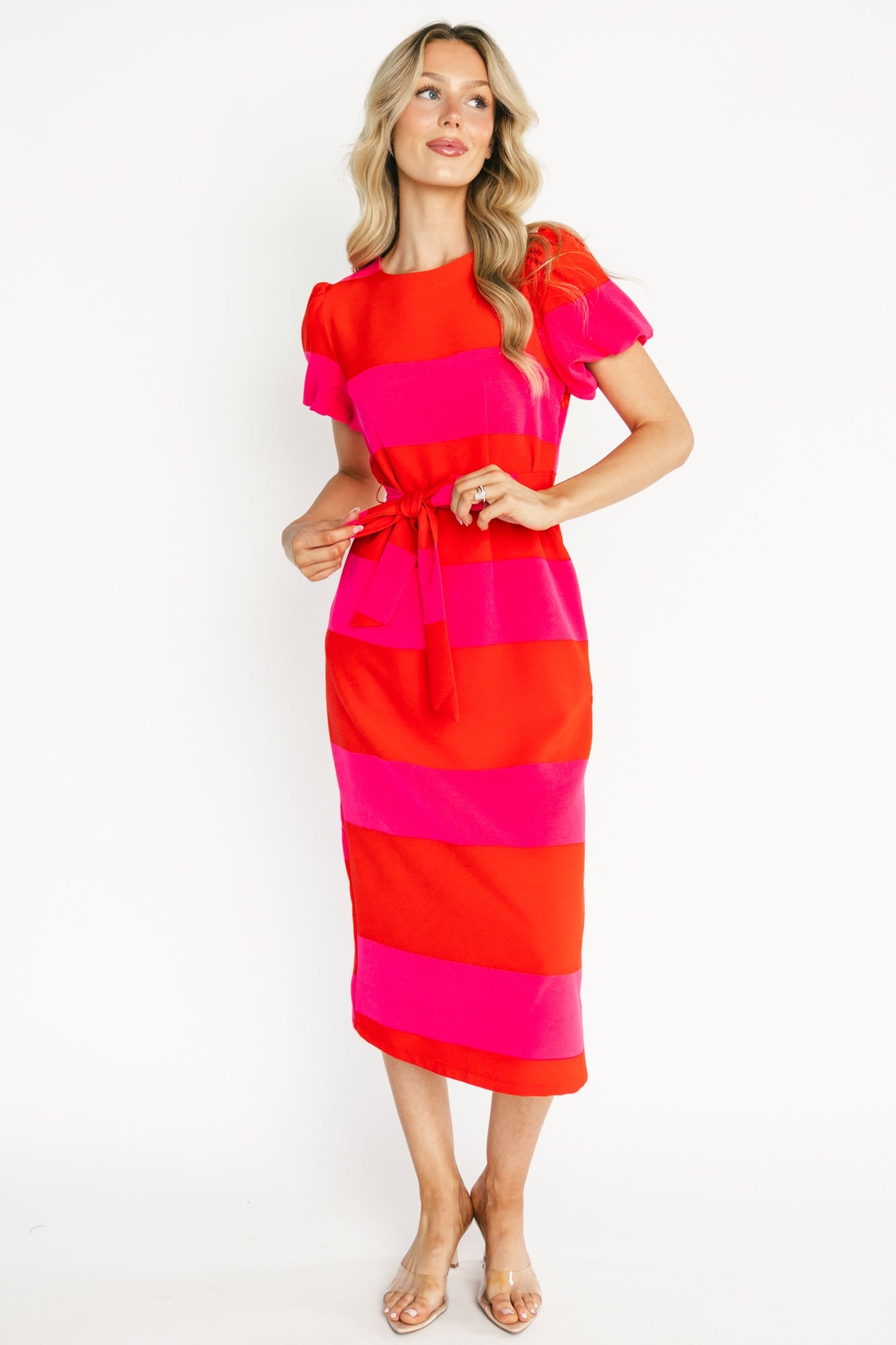 Baltic Born - Andi Striped Midi Dress