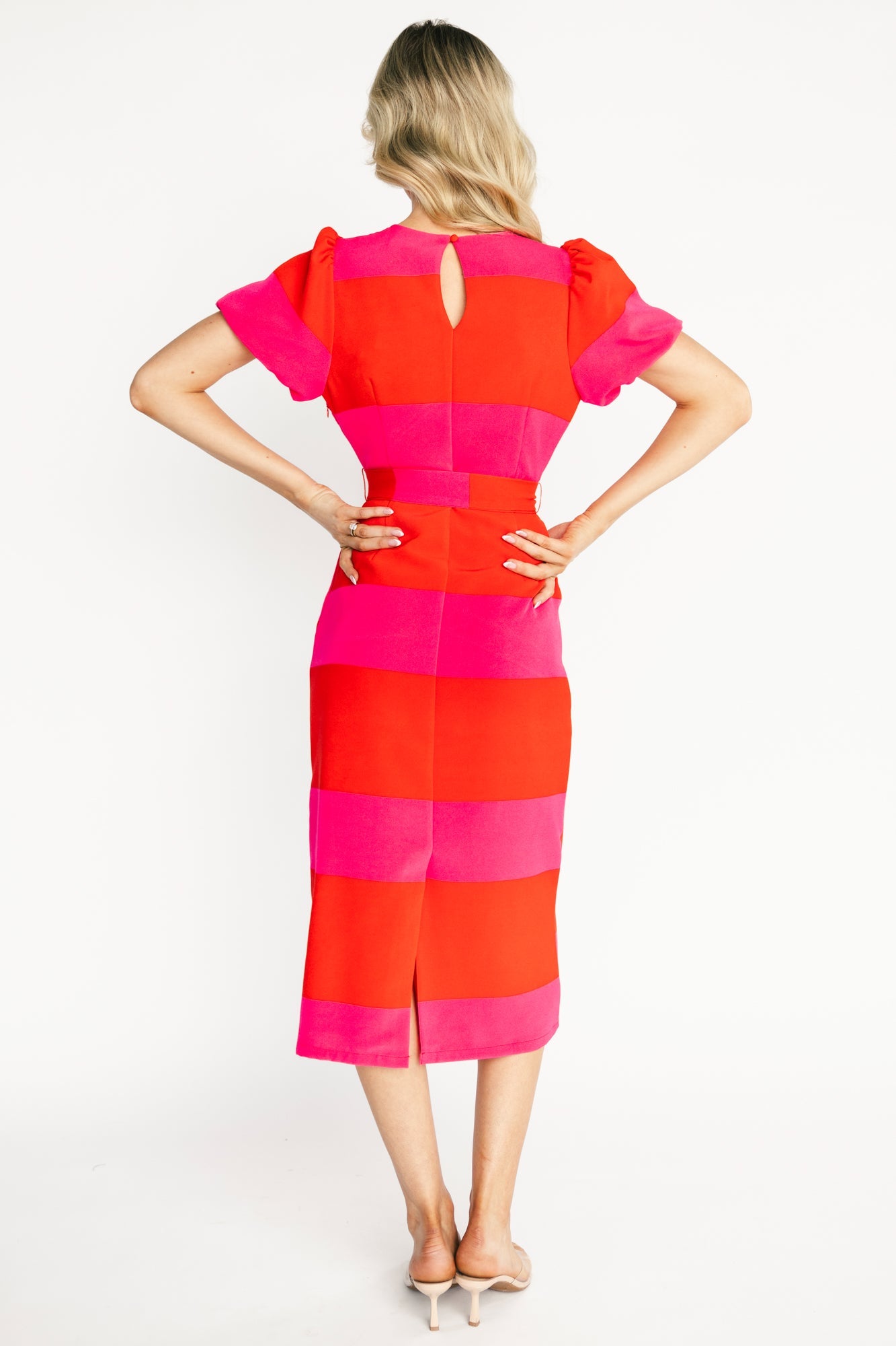 Baltic Born - Andi Striped Midi Dress