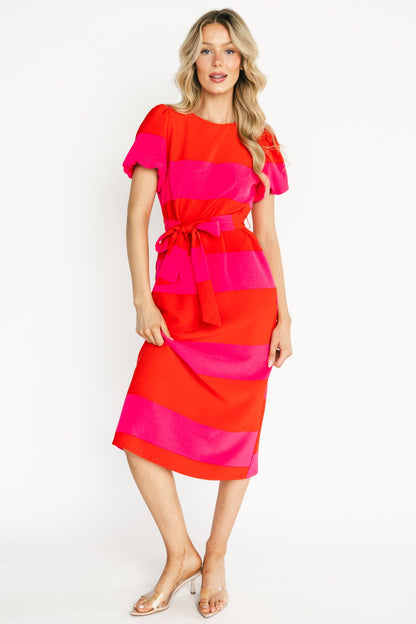 Baltic Born - Andi Striped Midi Dress