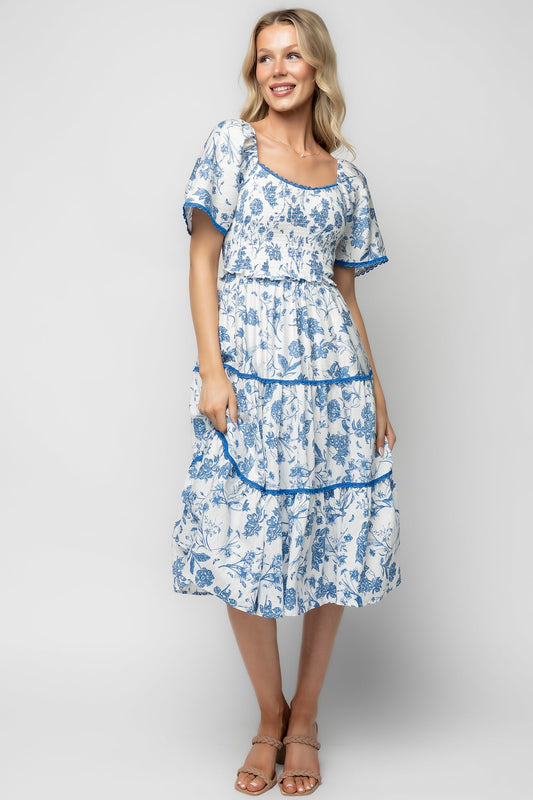 Baltic Born - Freya Tiered Midi Dress