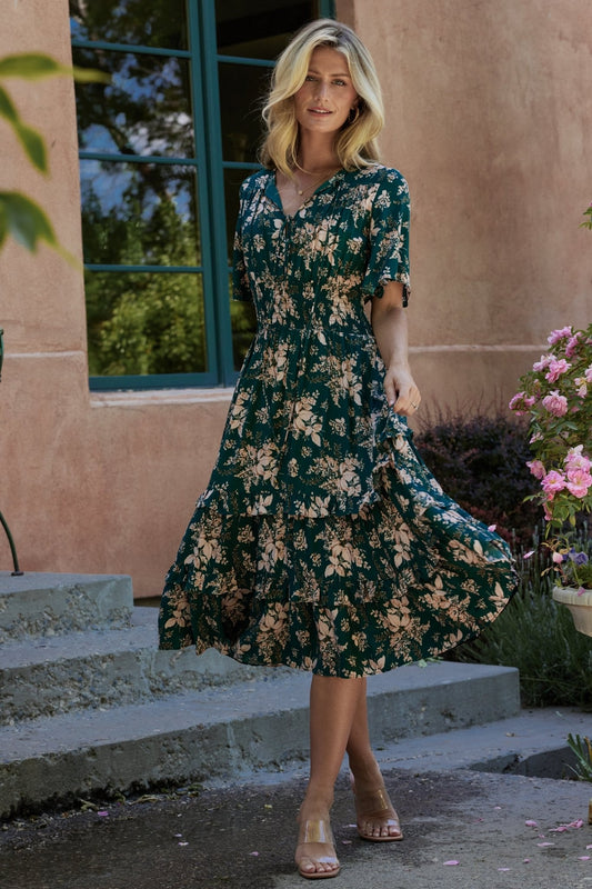 Baltic Born - Spell Boho Midi Dress