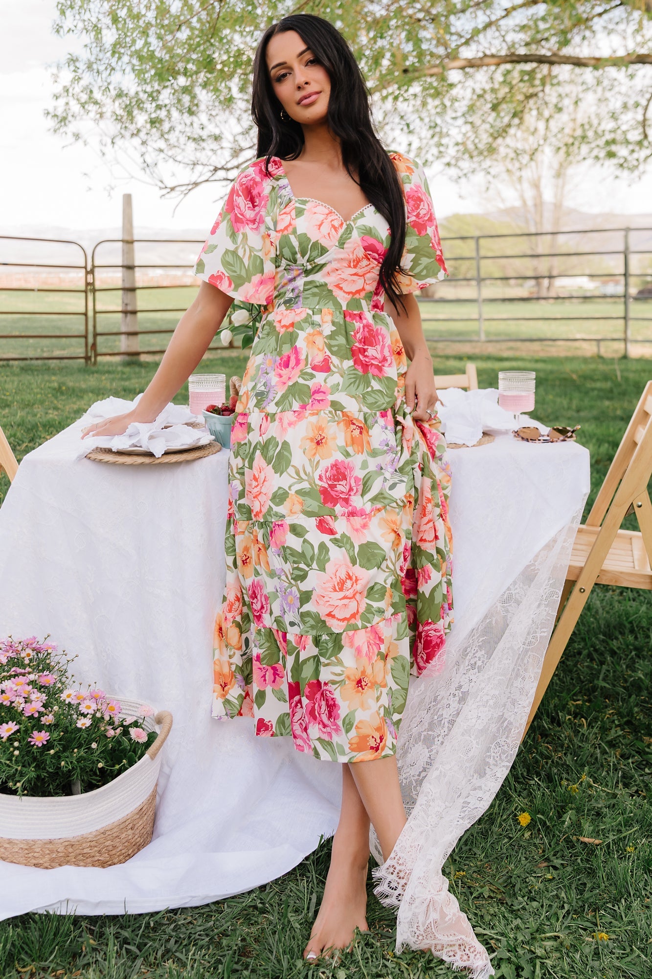 Baltic Born - Paislee Midi Dress
