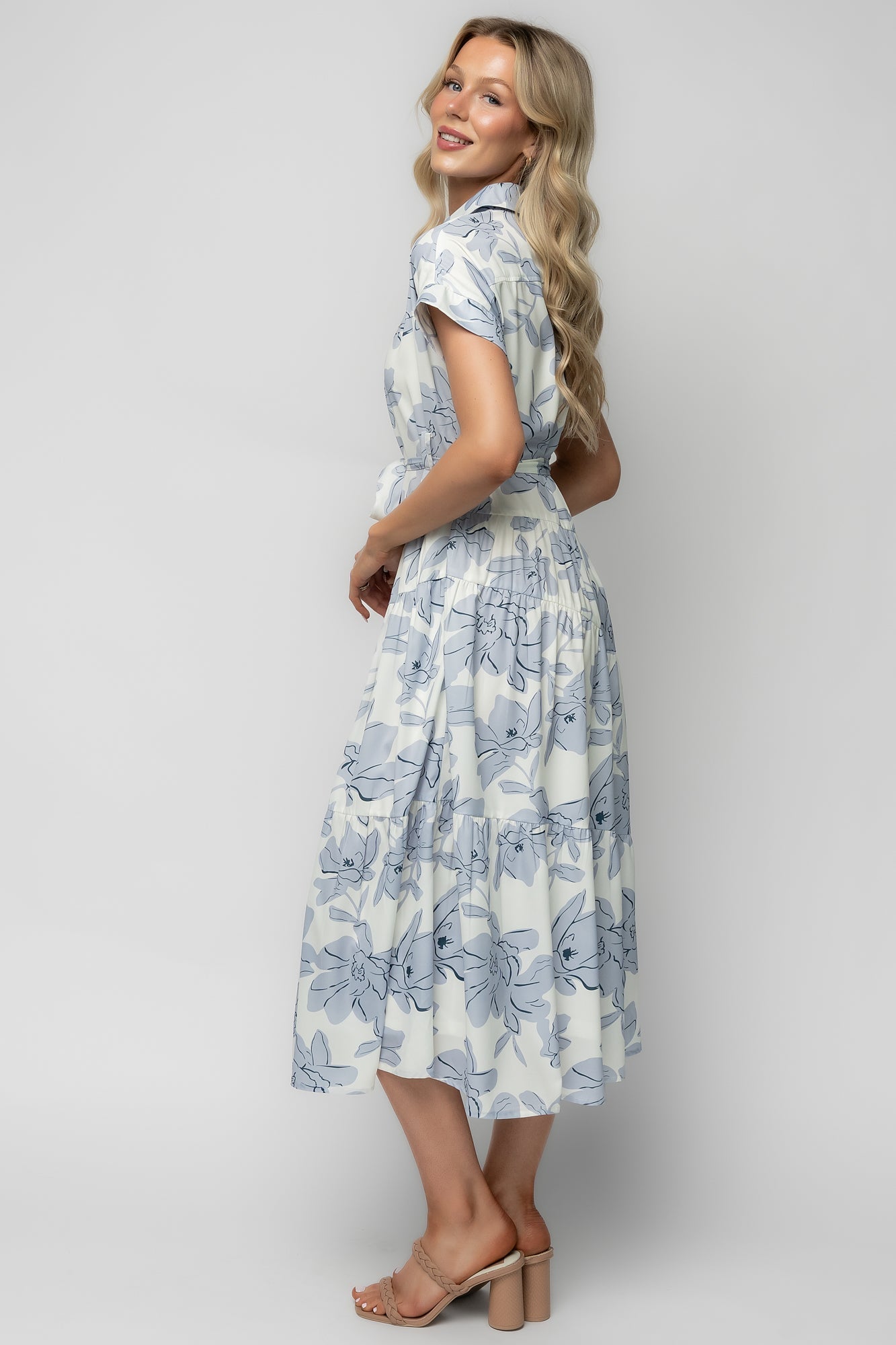 Baltic Born - Claire Button Up Midi Dress