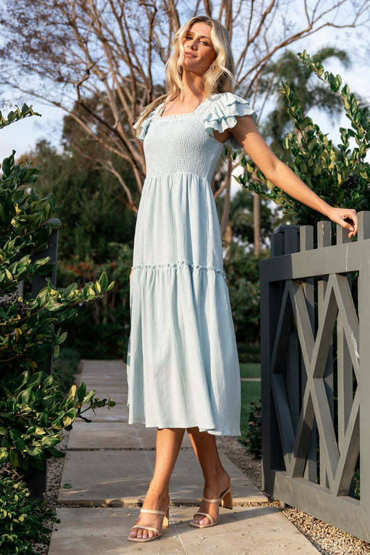 Baltic Born - Jacie Smocked Midi Dress
