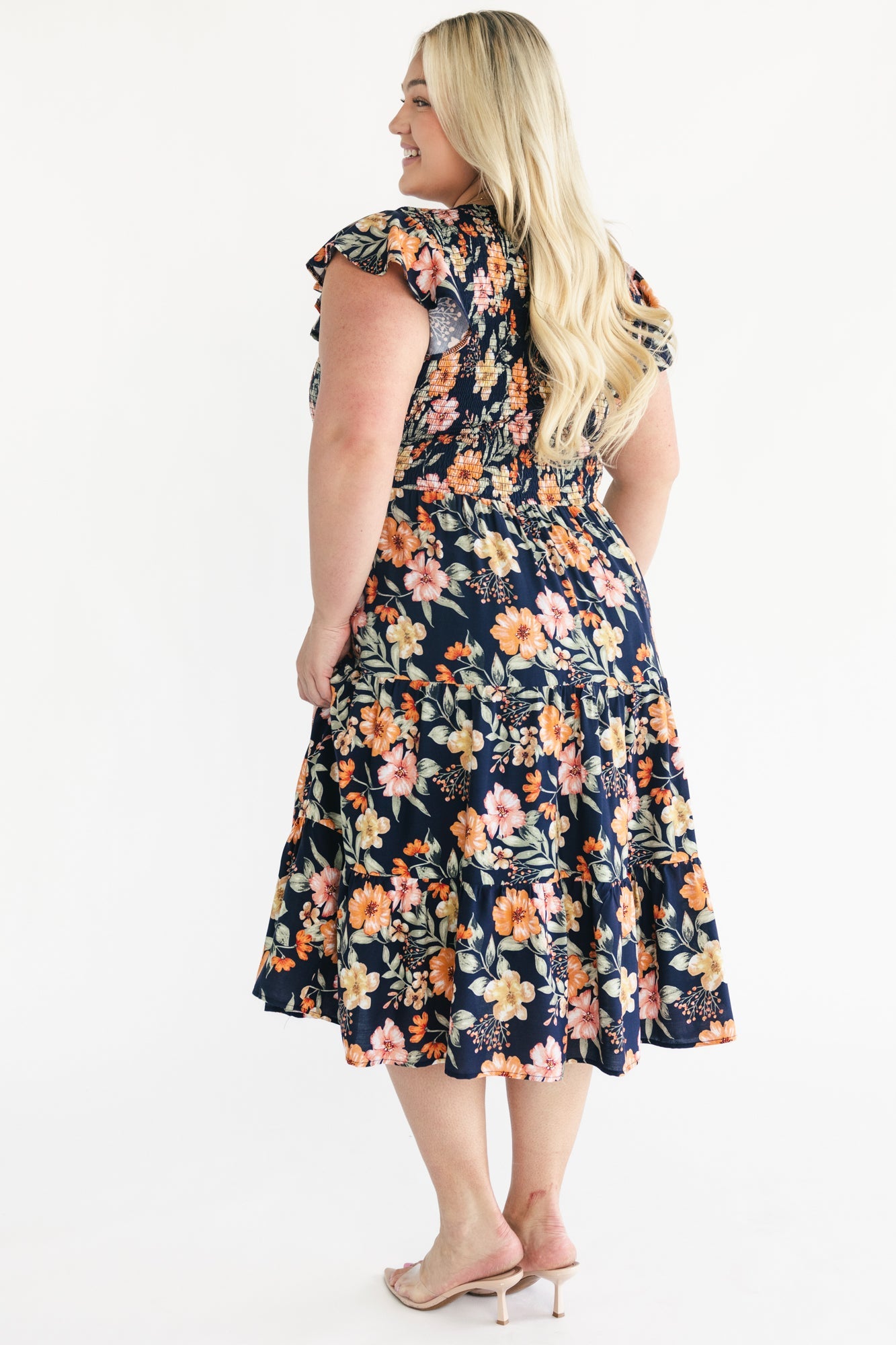 Baltic Born - Loretta Smocked Midi Dress