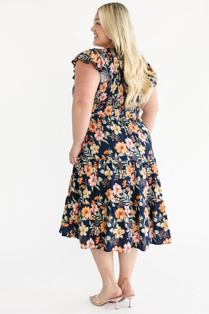 Baltic Born - Loretta Smocked Midi Dress