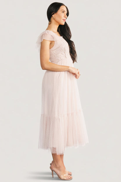 Baltic Born - Elowyn Lace Top Midi Dress