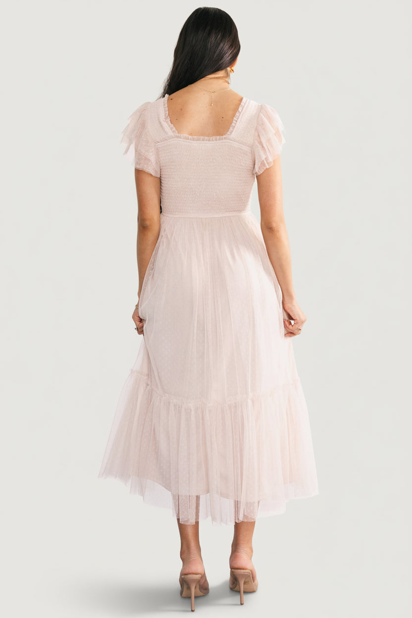 Baltic Born - Elowyn Lace Top Midi Dress