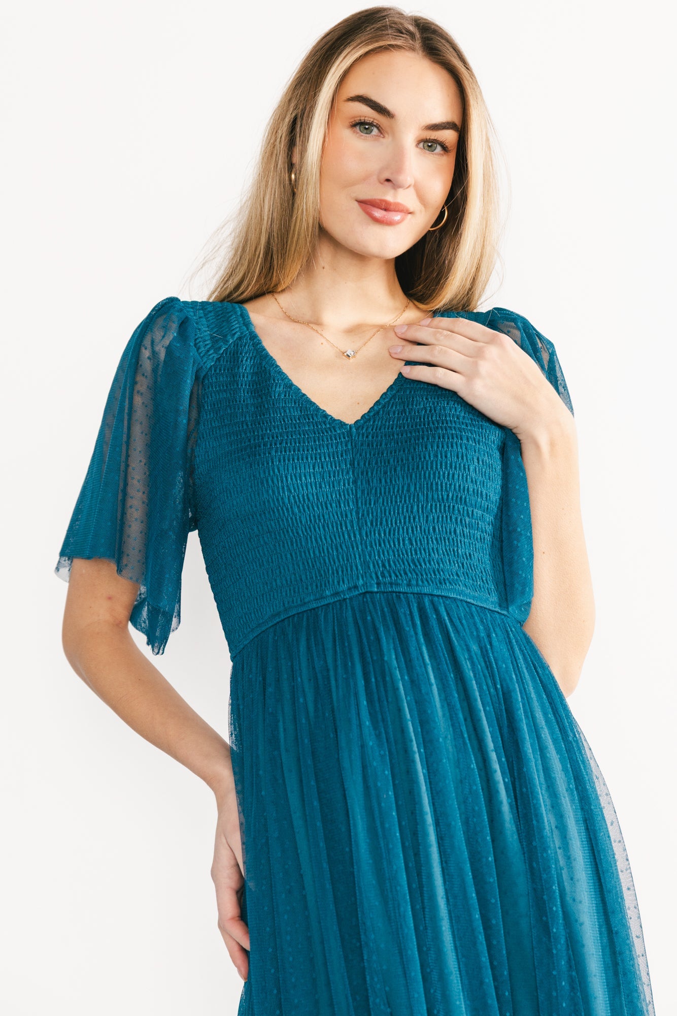 Baltic Born - Martha Smocked Tulle Dress
