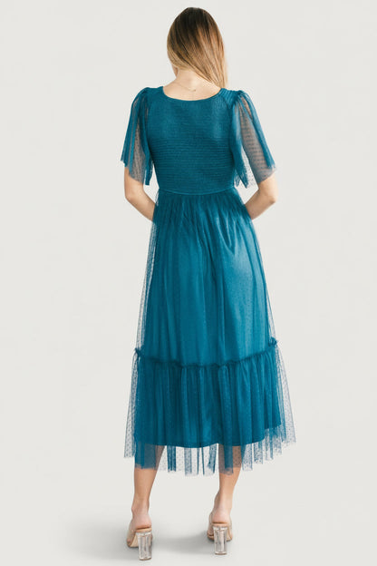 Baltic Born - Martha Smocked Tulle Dress