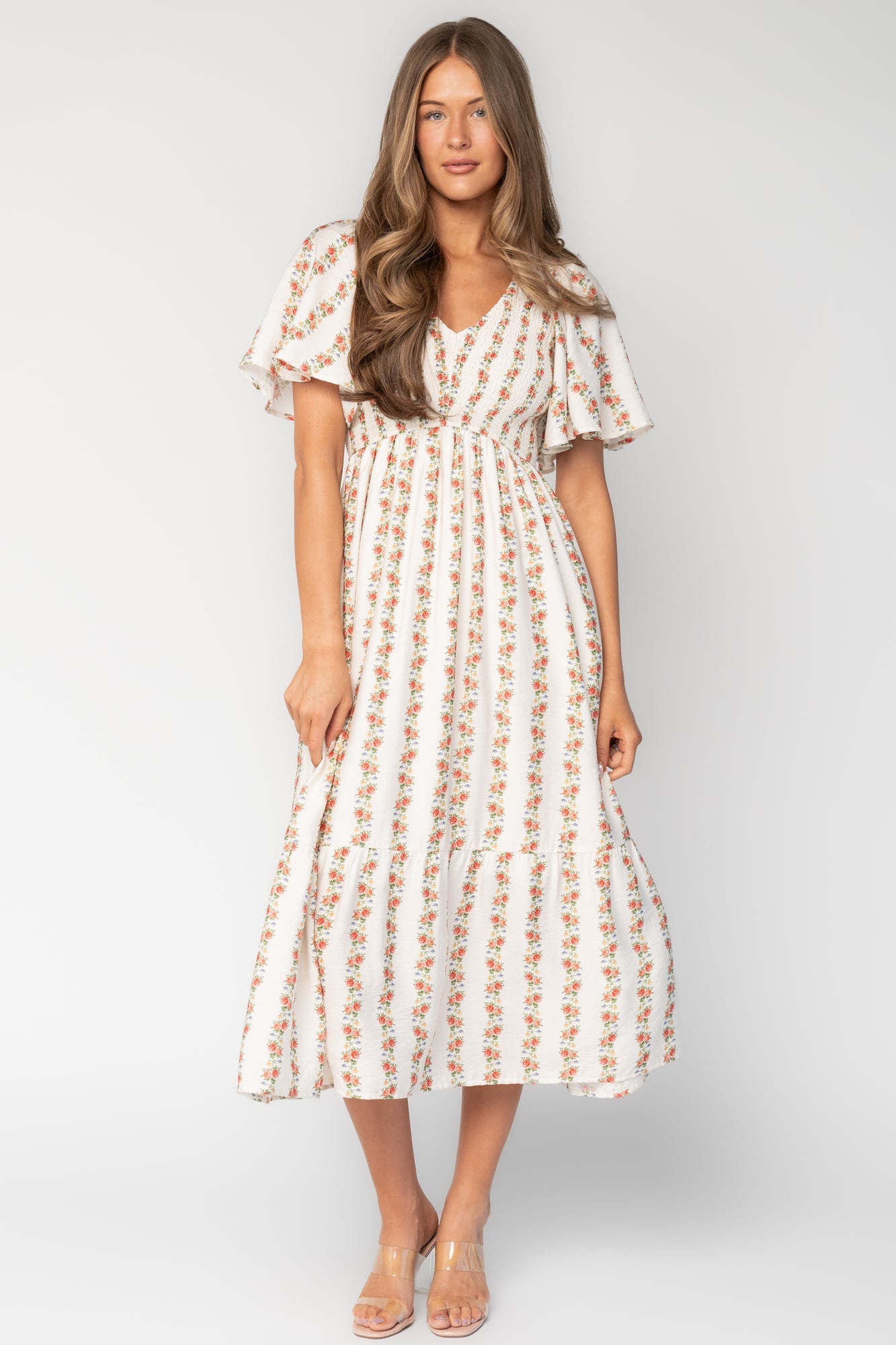 Baltic Born - Turner Smocked Midi Dress
