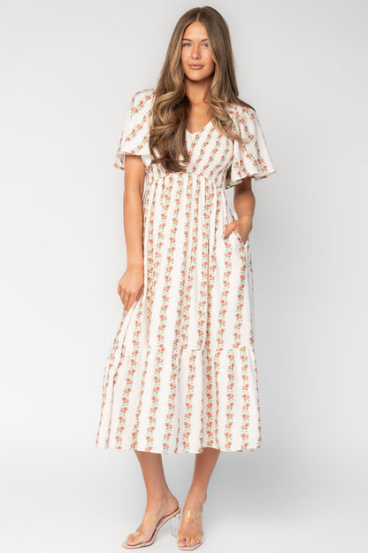 Baltic Born - Turner Smocked Midi Dress