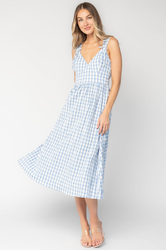 Baltic Born - Arwen Gingham Midi Dress
