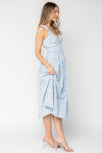 Baltic Born - Arwen Gingham Midi Dress