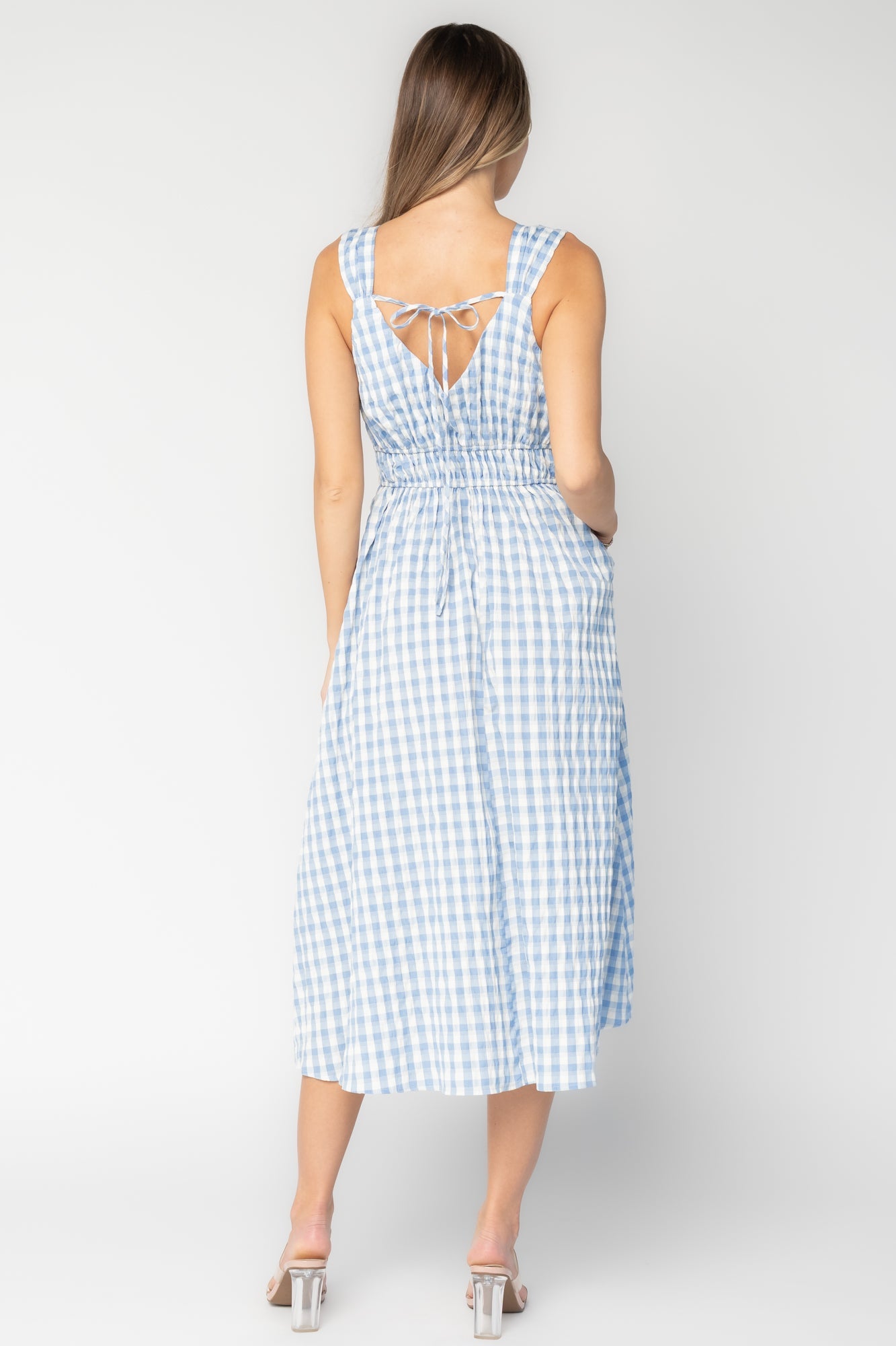 Baltic Born - Arwen Gingham Midi Dress