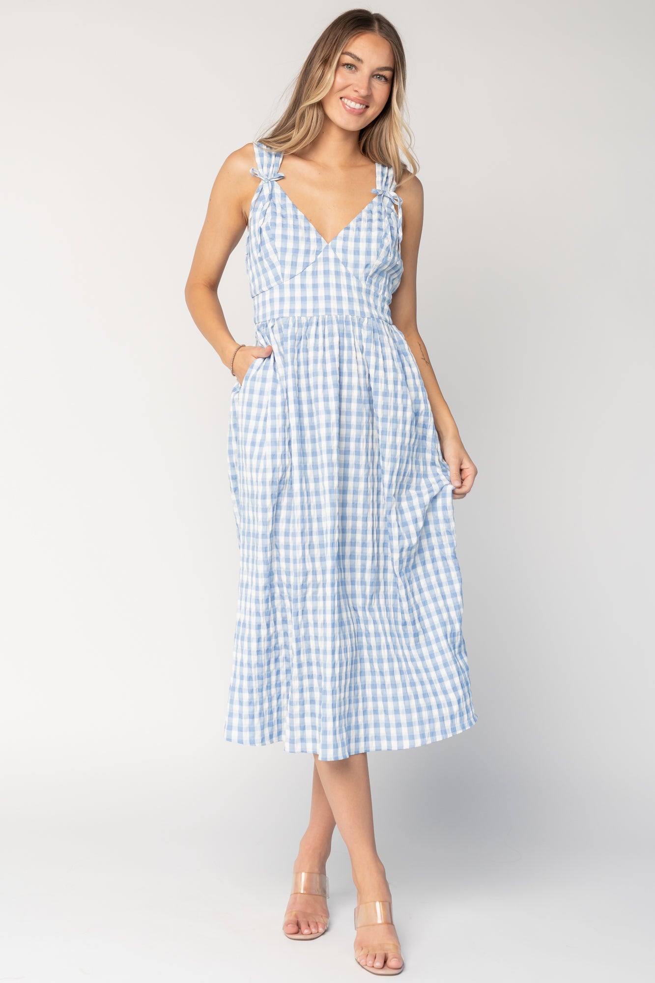 Baltic Born - Arwen Gingham Midi Dress