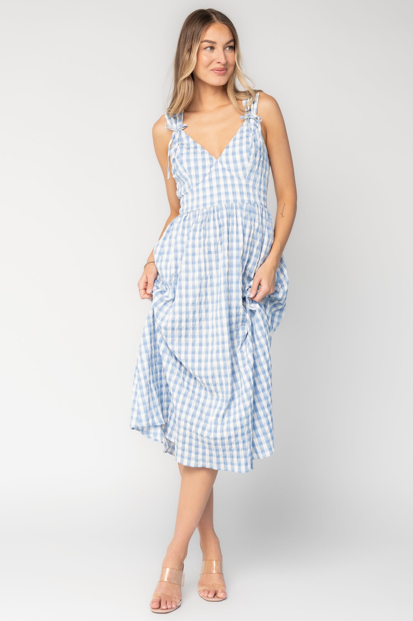 Baltic Born - Arwen Gingham Midi Dress