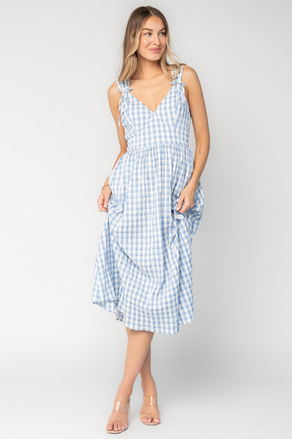 Baltic Born - Arwen Gingham Midi Dress